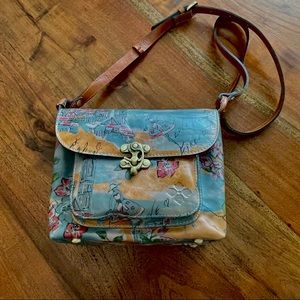 New Patricia Nash Leandra Flap Crossbody Bag Beautiful Girl